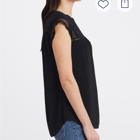 Daniel Rainn Becru Lace Detail Blouse - Picture 9 of 12